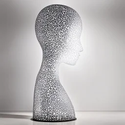 Jaume Plensa Silhouette II, circa 2010 Jaume Plensa is a Catalan artist represented by Galerie Lelong & Co. He is best known for his monumental outdoor sculptures of elongated young women's heads, often with an index finger raised to their lips in a gesture of silence. Rising as high as 45 feet, these works are constructed from materials such as resin and steel coated with marble dust. This meaningful etching conveys a similar message — an enduring truth that silence can often be an asset rather
