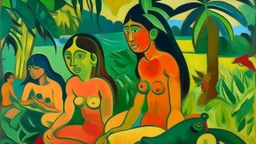 Work Inspired by Paul Gauguin