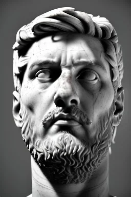 Ultra Realistic image, roman sculpture, luxury white marble material, Lionel Messi, Laurel crown, Renaissance style, miguel angel style, chisel style, emperor, waist up portrait, epic, celestial, cinematic lighting, God light, god rays, 4k resolution, smooth details, ornate details, soft lighting, unreal engine 5, sky background.