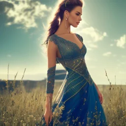 country side full body shot , woman standing,highly detailed, hyper-detailed, beautifully color-coded, insane details, intricate details, beautifully color graded, Cinematic, Color Grading,