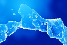 ice crystal texture, white on blue vector