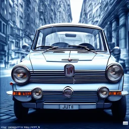 fiat 125p, city. high speed. high detailed