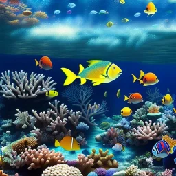 Great Barrier Reef, Australia,extremely detailed digital painting, high resolution,8k, realistic, beautiful, volumetric lighting, mystical colors ,perfectly centered image, perfect composition, rim light, beautiful lighting,masterpiece, stunning scene, raytracing, anatomically correct, in the style Van Gogh and robert e howard and Ken Kelley and Ohrai Noriyoshi and Simon Bisley and tomzj1.