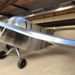 Bi-plane with Blacksmith anvil as fuselage