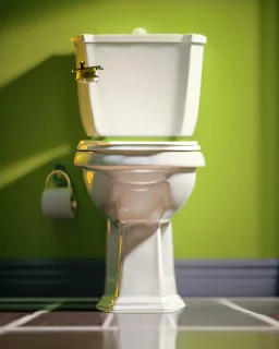 Toilet scene, donald trump sitting in toilet, pants down, defecating, realistic image, hooper style, concept art, smooth, unreal engine 5, god lights, ray tracing, RTX, lumen lighting, ultra detail, volumetric lighting, 3d.