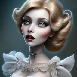 extrem tim burton style cinderella, ultra detailed,