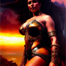 Drawing of beautiful face,'beautiful booty,Busty PoweGirl',intense stare, ancient skintight armor, balanciaga fashion clothe painting by gaston bussiere, greg rutkowski, yoji shinkawa, yoshitaka amano, tsutomu nihei, donato giancola, tim hildebrandt, Oil on canvas, cinematic composition, extreme detail,fit full head inside picture,16k