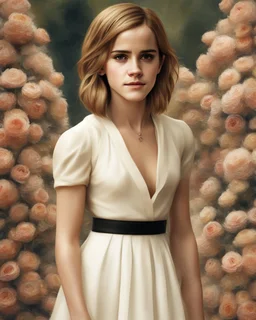 Realistic photo of emma watson