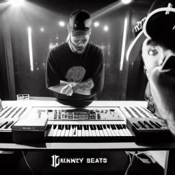 Kenny beats making music