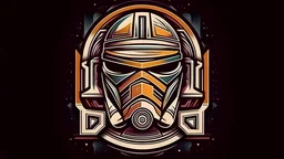 lettering logo be refined with star wars colors use put the word (Bronzodia)