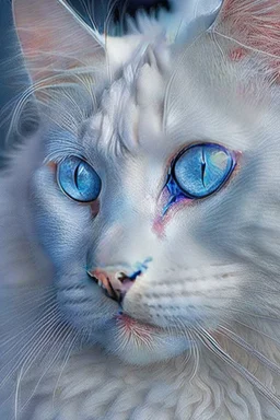 white cat blue eyes