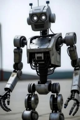 a real scary robot looking from 12 meters away