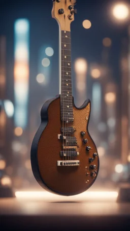 a bass guitar woven into a suit, bokeh like f/0.8, tilt-shift lens 8k, high detail, smooth render, down-light, unreal engine, prize winning