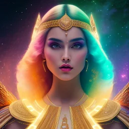 cosmic woman,highly detailed, hyper-detailed, beautifully color-coded, insane details, intricate details, beautifully color graded, Cinematic, Color Grading, Editorial Photography, Depth of Field, DOF, Tilt Blur, White Balance, 32k, Super-Resolution, Megapixel, ProPhoto RGB, VR, Half rear Lighting, Backlight, non photorealistic rendering