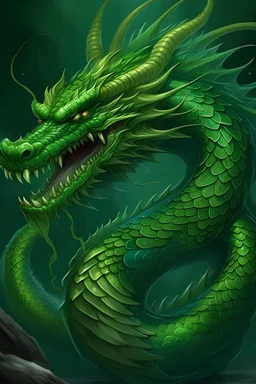 Chinese green dragon