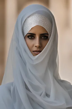 A veiled Saudi woman