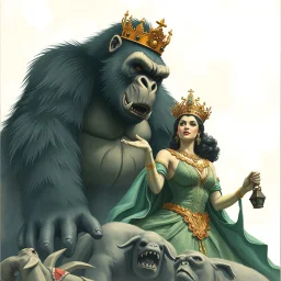 King Kong meets Queen Quong.