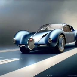 hyperrealism Drawing of '1936 Bugatti Type 57SC Atlantic', three quarter frontal aerial view, by gaston bussiere, greg rutkowski, yoji shinkawa, yoshitaka amano, tsutomu nihei, donato giancola, tim hildebrandt,oil on canvas, cinematic composition,Sharp detail,extreme detail,fit full head inside picture,16k