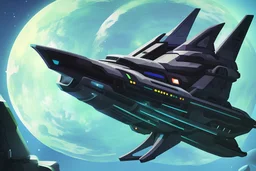 spaceship pirate futurist