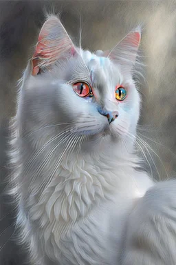 white cat