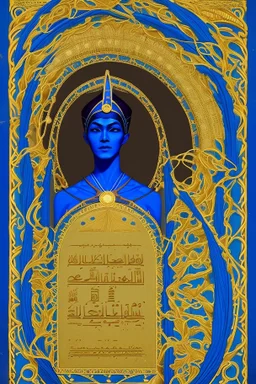[ancien Egypt, real photography] Clad in a robe of deep cobalt blue, Akkiru's attire seemed to meld seamlessly with the boundless expanse around him. The fabric, adorned with motifs that echoed the rhythmic dance of waves, flowed gracefully in the wind. As he gripped the ship's ornate railing, his fingers - calloused by the duties of leadership - clung with a practiced firmness, a testament to his unwavering grip on the helm of his people's destiny.