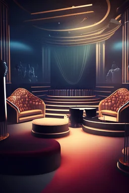 VIP section of a nightclub