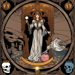 A tarot card is also an advertisement.