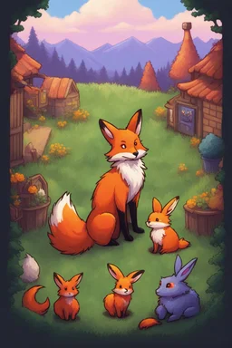 fox and rabbit connections, stardew valley style