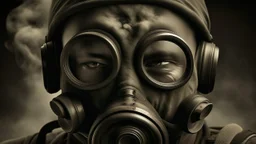 A powerful image that speaks volumes about our times. How do you interpret the symbolism of the gas mask? Let’s discuss in the comments below.
