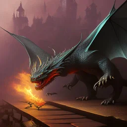 dark fantasy dragon