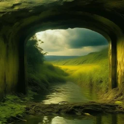 Jungle. Lake. Tunnel.