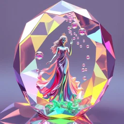 very complex CIFY structure ,pretty viberating color environment 3d metalic and crystal recursive evolving and animating beveled geometric base very complex CIFY structure emiting bubbles that broke, goddess of love in a pretty cleric dress comes out dancing gracefully , viberating color moving very in modern city escap environment while camera tracking it.write in down screen 3d animating"Made in Grok By:J.Babakan"
