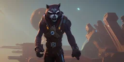 rocket raccoon from guardians of the galaxy