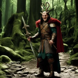 [photo from Pan's Labyrinth (2006)] Conan was quick to laugh quick and terrible in his wrath. He was a valiant trencherman, and strong drink was a passion and a weakness with him. His fine ring-mail which sheathed his arms and leg; the blade at his girdle was a great broadsword; and his scarlet cloak could have been spun nowhere but in Ophir.