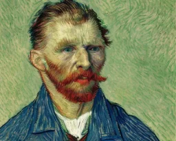 Portrait of a Stamp by Van Gogh