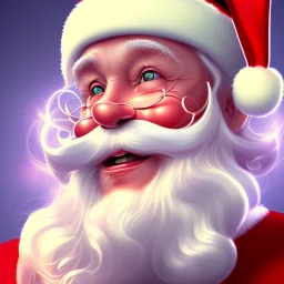 Santa Clause, portrait, detailed, 8k resolution, warm light