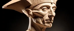 photorealistic image of pharaoh akhenaten
