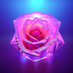 transparent multicolor crystal rose highly detailed, glowing,Insanely detailed photograph of an elaborate beautiful fantasy art album cover art 4K 64 megapixels 8K resolution HDR Greek shiny space colours jewelry celestial hair eyes light