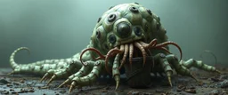 Carrion Crawler Giant pale-green segmented worm with dozens of tiny legs, multiple eyes and long poisonous tentacles around its mouth. Mop, bucket Believes it is an elite professional cleaner.