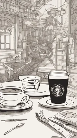 "Get lost in the intricate details of Silhouette Sprint and coffee, as the AI platform brings your imagination to life. With its diverse range of styles and variations, you can explore endless possibilities and create your own unique masterpiece."