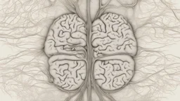 "The image represents microscopic details of the human brain, displaying intricate nerve structures and neural transmissions. The picturesque image reflects the complexity and beauty of neural structures in the brain, indicating recent advancements in the field of neuroscience and the significant discoveries it represents."