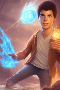 Percy Jackson with water powers