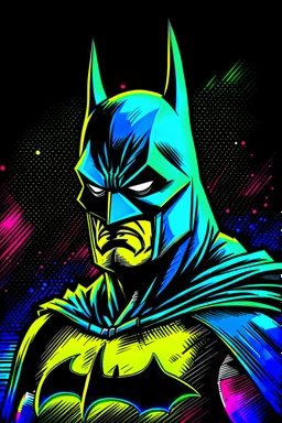 The Batman 80's style, 8k, Cartoon Art Style,
