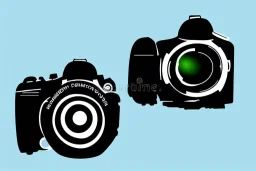 DSLR Camera Photography Vector Vector Illustration