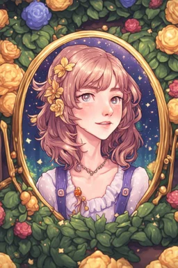 Pocket Mirror GoldenerTraum, stardew valley style