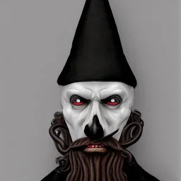 Realistic Nosferatu with tentacle beard as Russian Orthodox