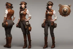 Наряд Воздушный Инженер, в стиле стимпанк, женский