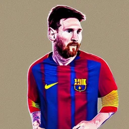 portrait of messi