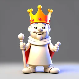 King cheerful 3D