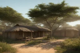 villaggio africano sole